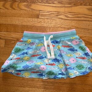 Mini Boden- fish skort (size 3-4Y)